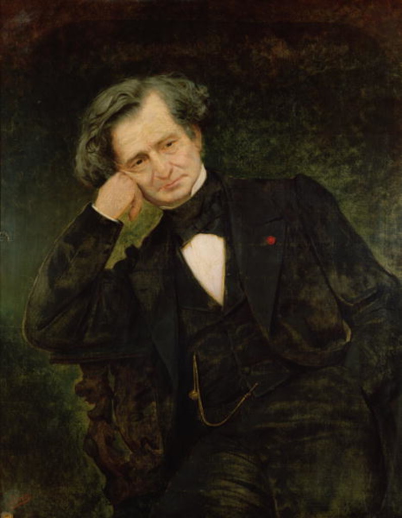 Detail of Portrait of Hector Berlioz by Achille Peretti