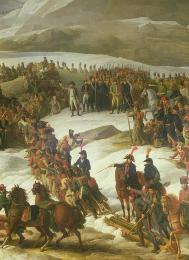 Detail of The French Army Crossing the St. Bernard Pass, 20th May 1800, 1806 by Charles Thevenin