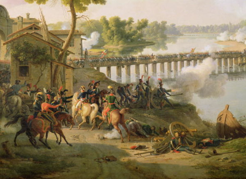 Detail of The Battle of Lodi, 10th May 1796 by Louis Lejeune
