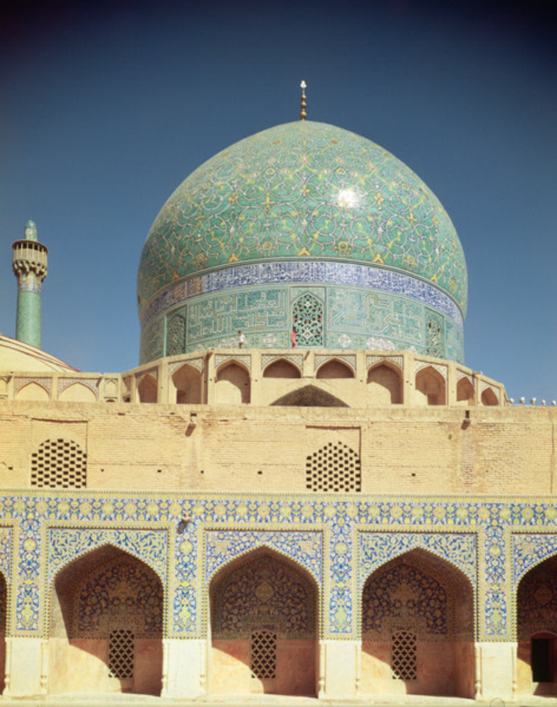 Detail of Basin and South Iwan, 1612-37 by Islamic School