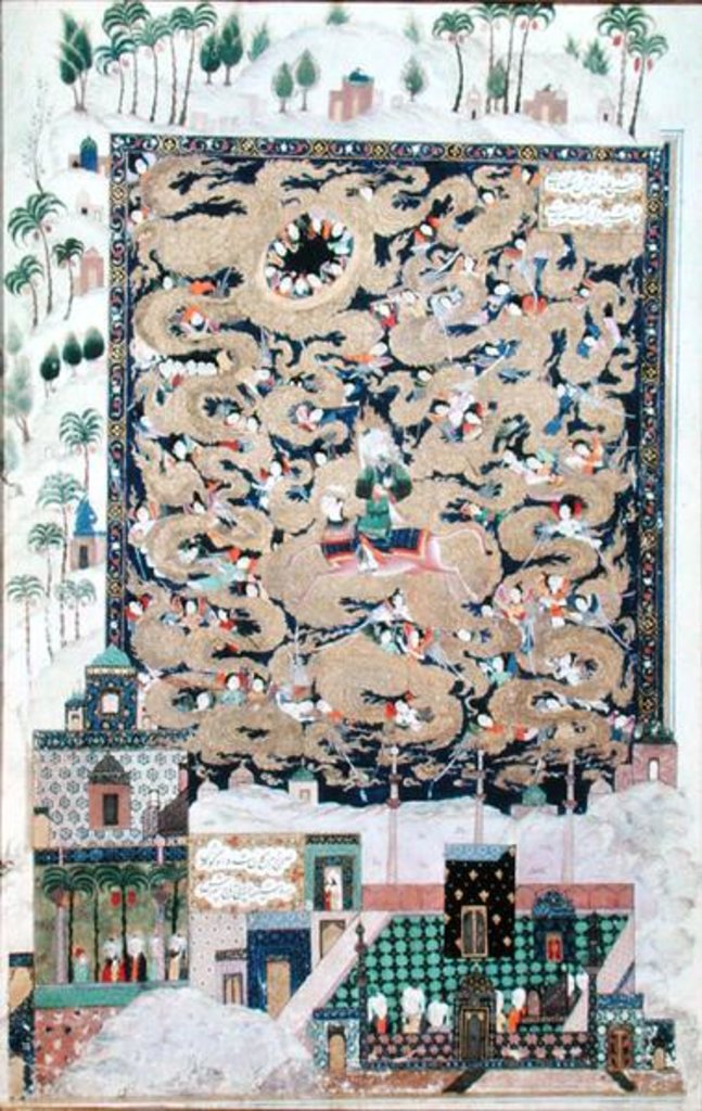 Detail of The Ascension of Mohammed by Islamic School