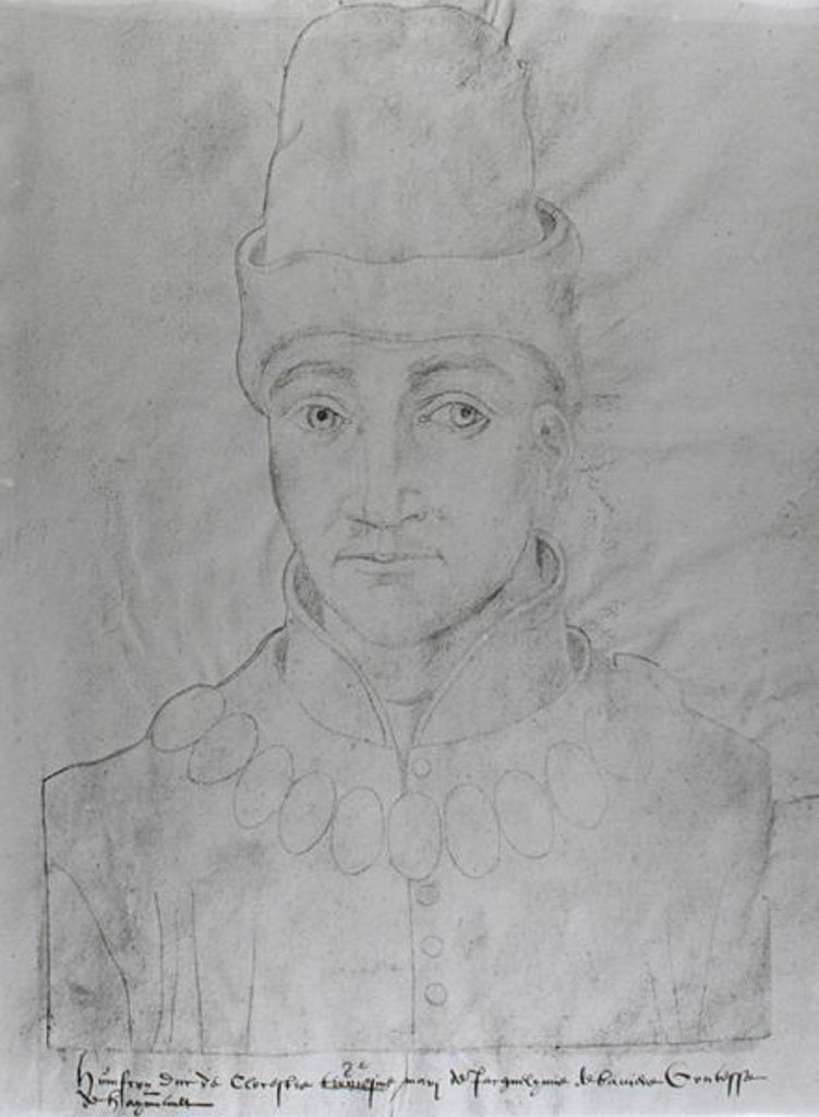 Detail of Ms 266 f.37 Portrait of Humphrey of England Duke of Gloucester by Flemish School