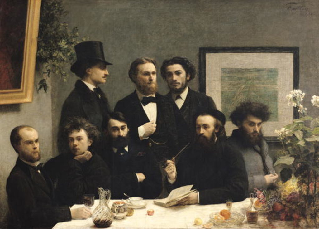 Detail of A Corner of the Table, 1872 by Ignace Henri Jean Fantin-Latour