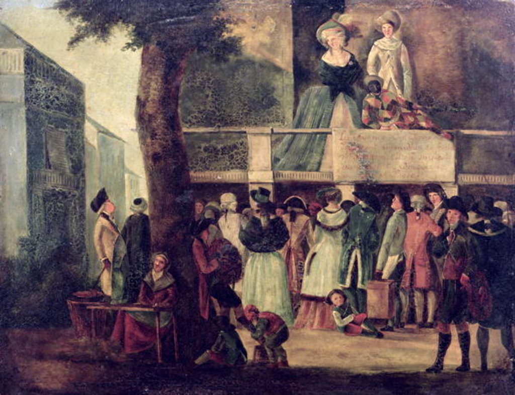 Detail of Street Fair by French School