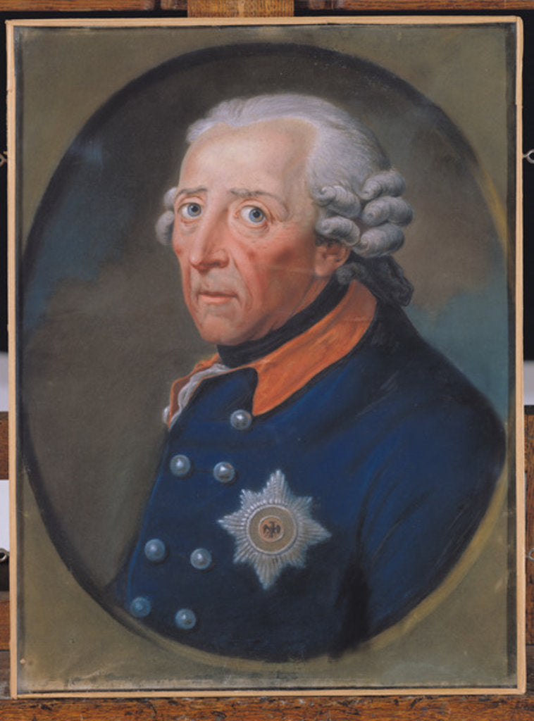 Detail of Portrait of Frederick II the Great by French School