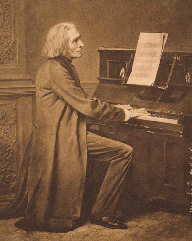 Detail of Franz Liszt at the Piano by Anonymous