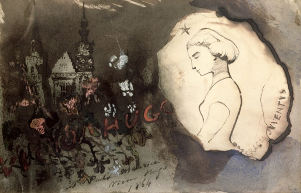 Detail of Fracta Juventus, 1864 by Victor Hugo