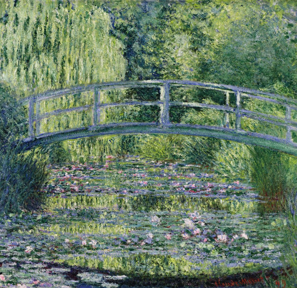 Detail of The Waterlily Pond: Green Harmony, 1899 by Claude Monet