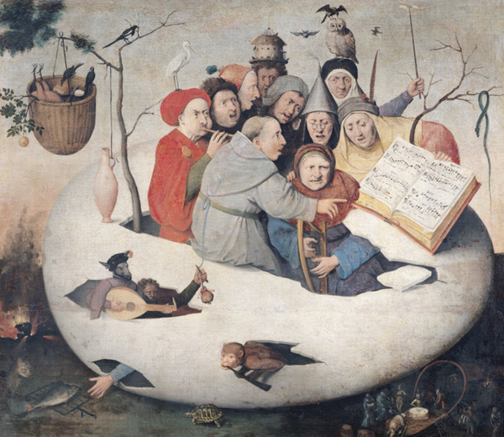 Detail of The Concert in the Egg, c.1475-1480 by Hieronymus Bosch