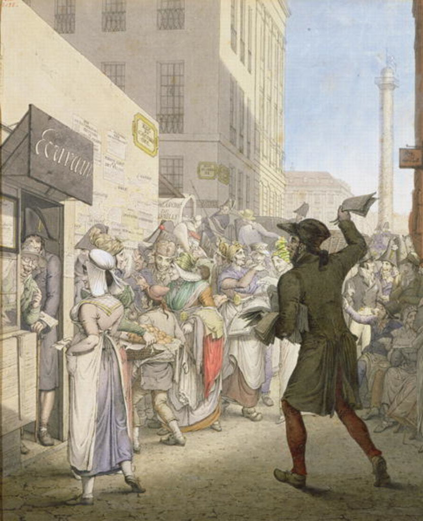 Detail of The Public Writer by Georg Emanuel Opitz