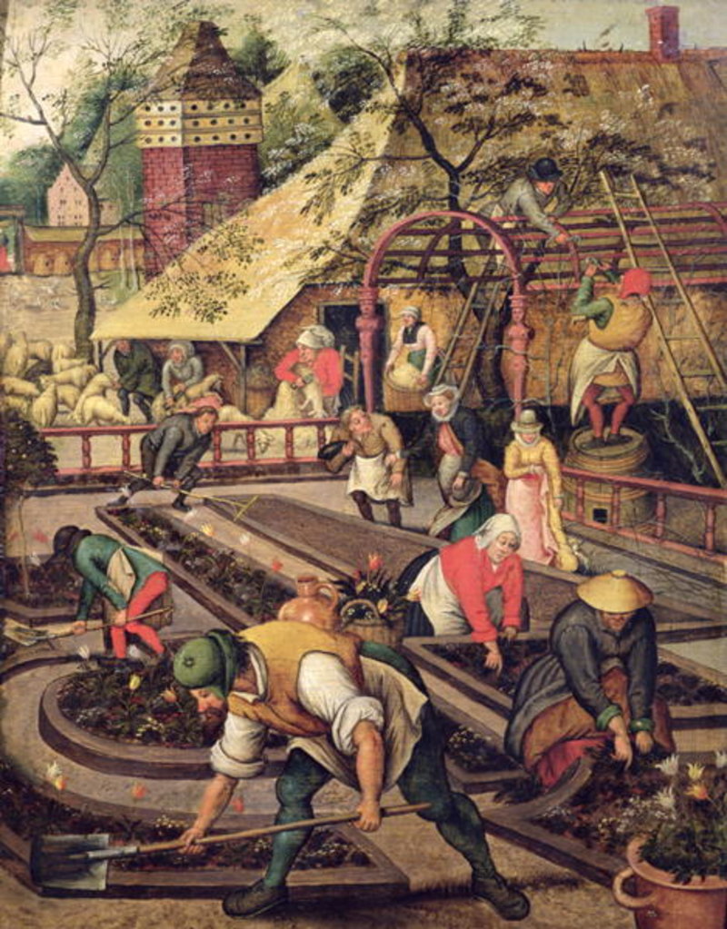 Detail of The Spring by Jacob Grimmer