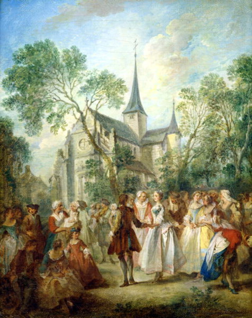Detail of The Wedding Dance by Nicolas Lancret