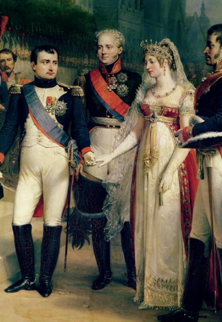 Detail of Napoleon Bonaparte Receiving Queen Louisa of Prussia at Tilsit, 6th July 1807, 1837 by Nicolas Louis Francois Gosse