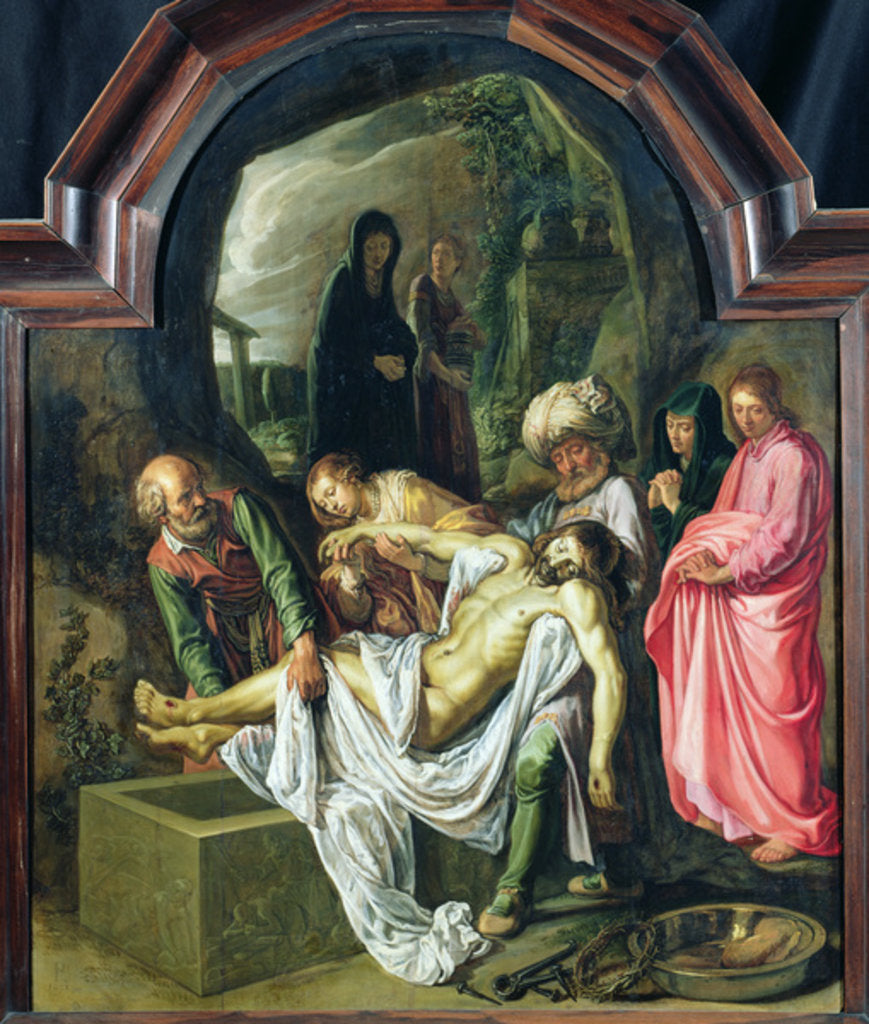 Detail of The Entombment of Christ by Pieter Lastman