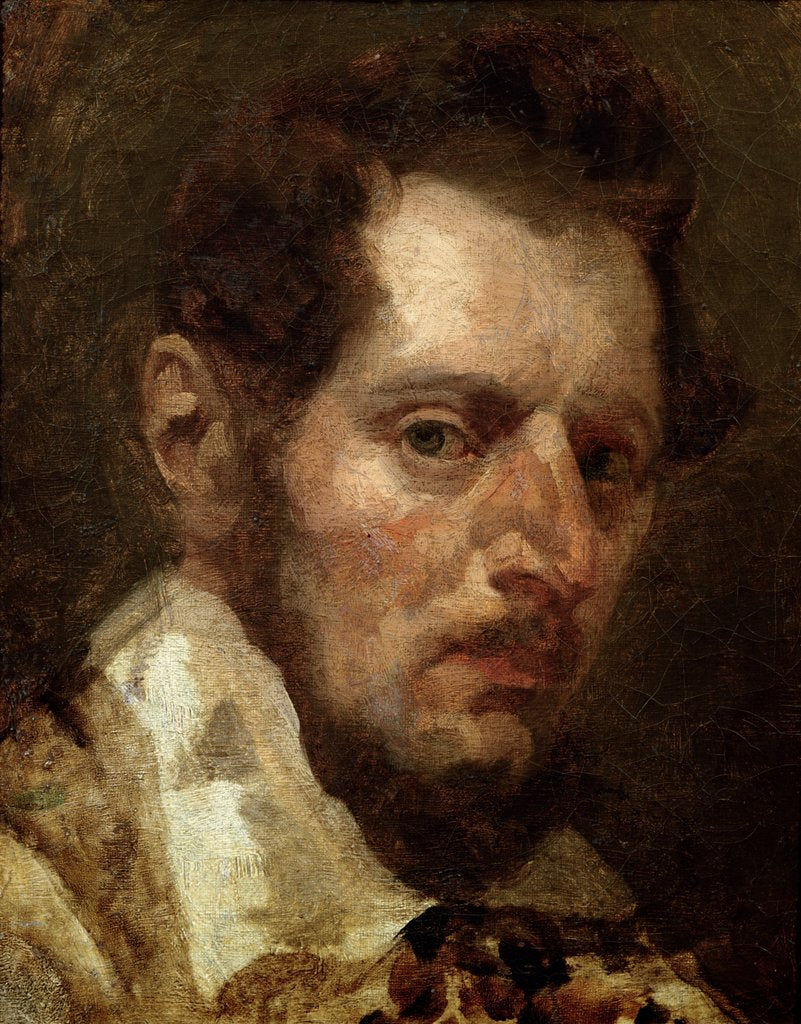 Detail of Self portrait by Theodore Gericault