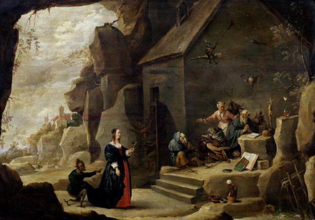 Detail of The Temptation of St. Anthony by David the Younger Teniers