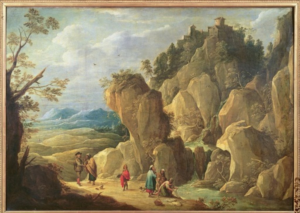 Detail of The Gypsies by David the Younger Teniers