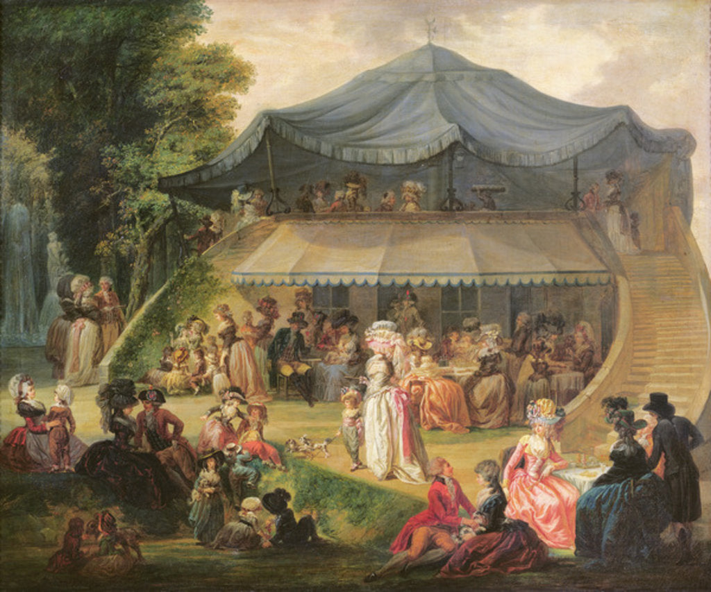 Detail of Fete at Colisee near Lille, c.1791 by Francois Louis Joseph Watteau