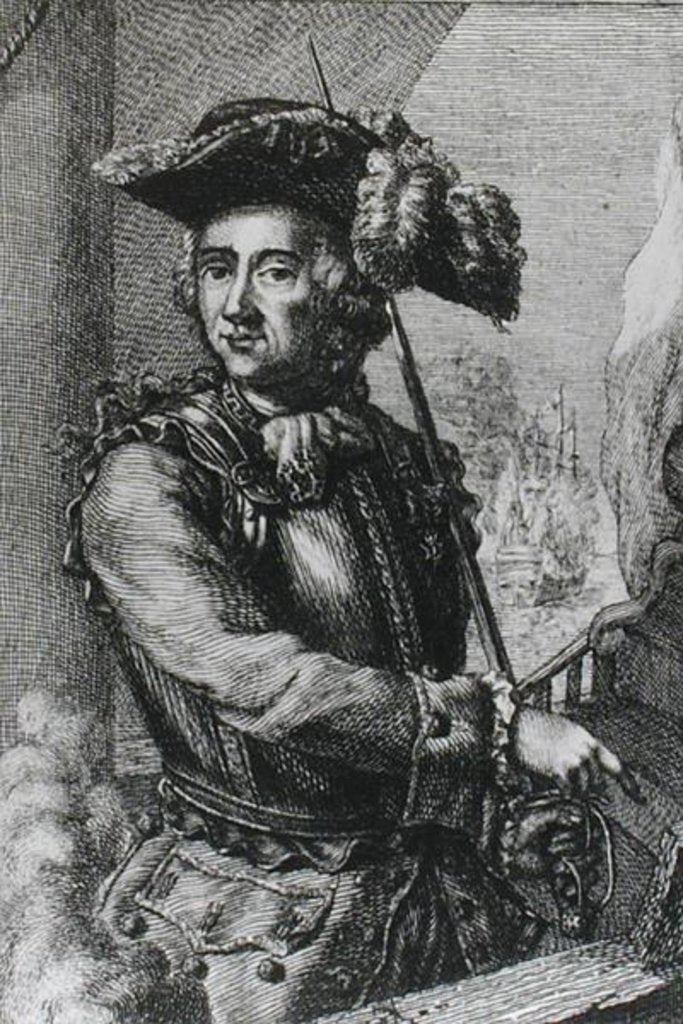 Detail of Count Claude de Forbin by Pierron