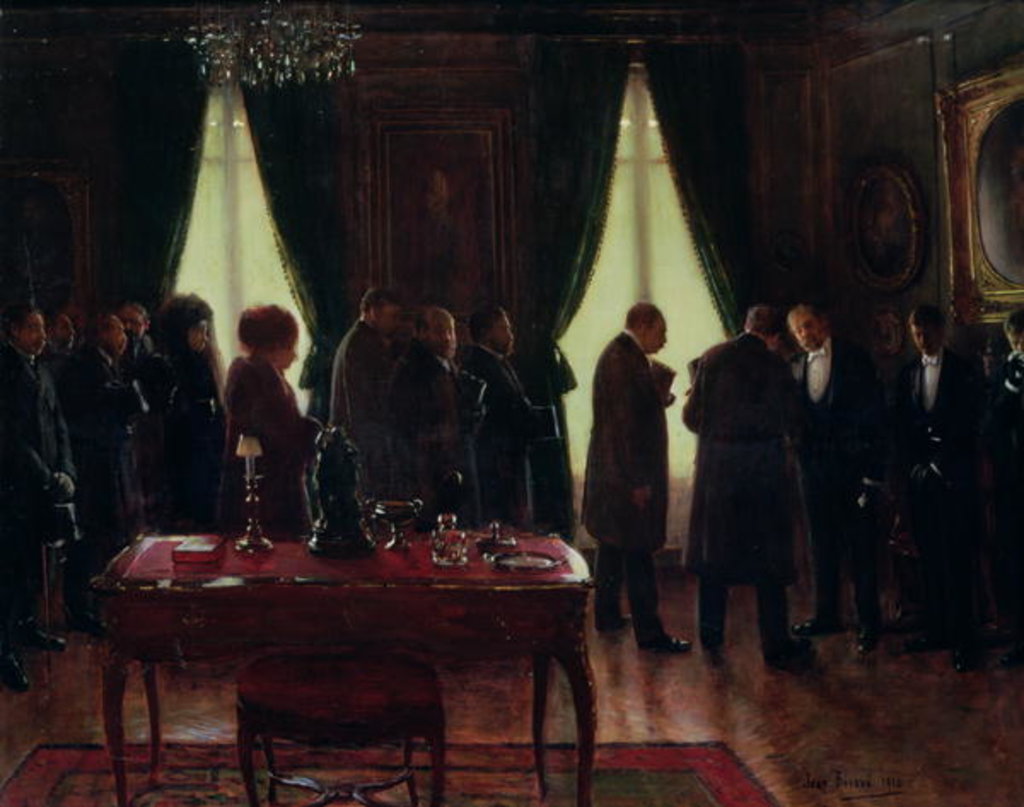 Detail of The Widower, 1910 by Jean Beraud