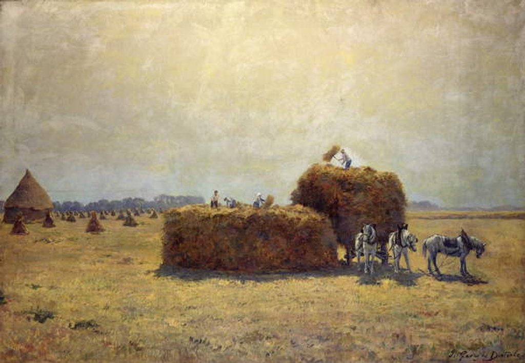 Detail of The Harvest by Pierre-Georges Dieterle