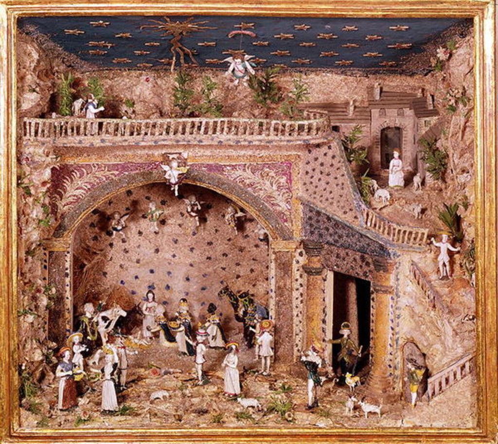 Detail of Crib, Nevers by French School