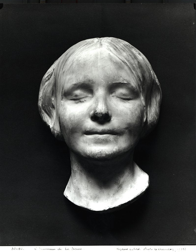 Detail of L'inconnue de la Seine by French School