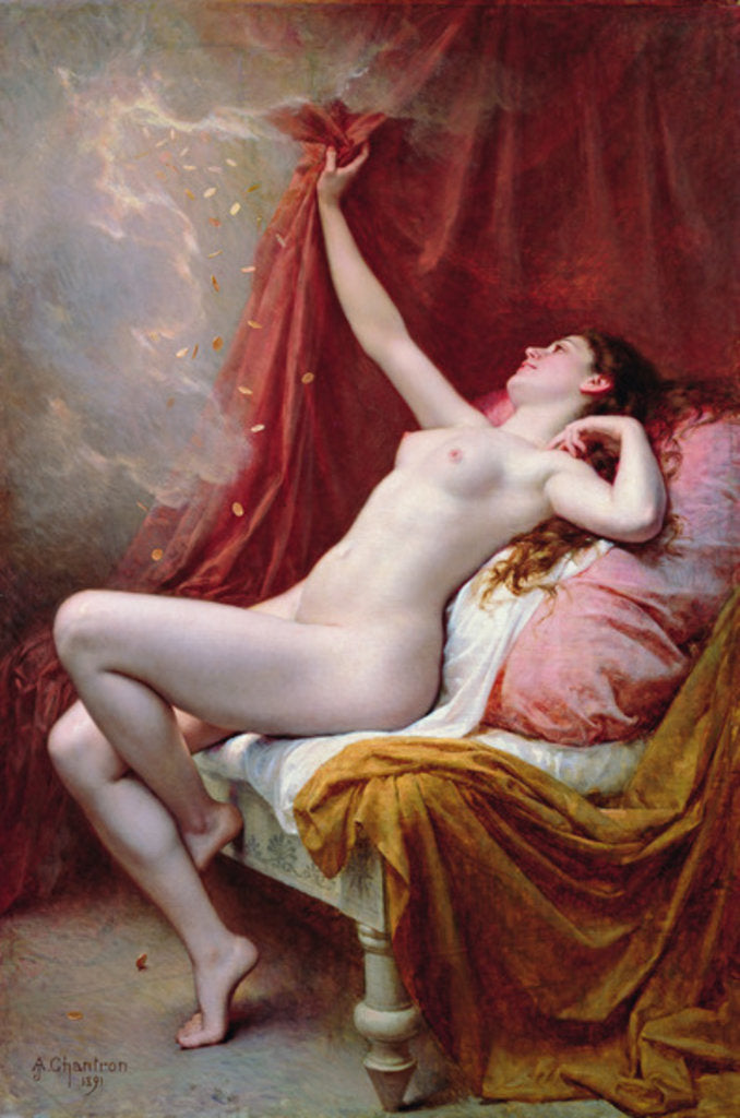 Detail of Danae, 1891 by Alexandre-Jacques Chantron