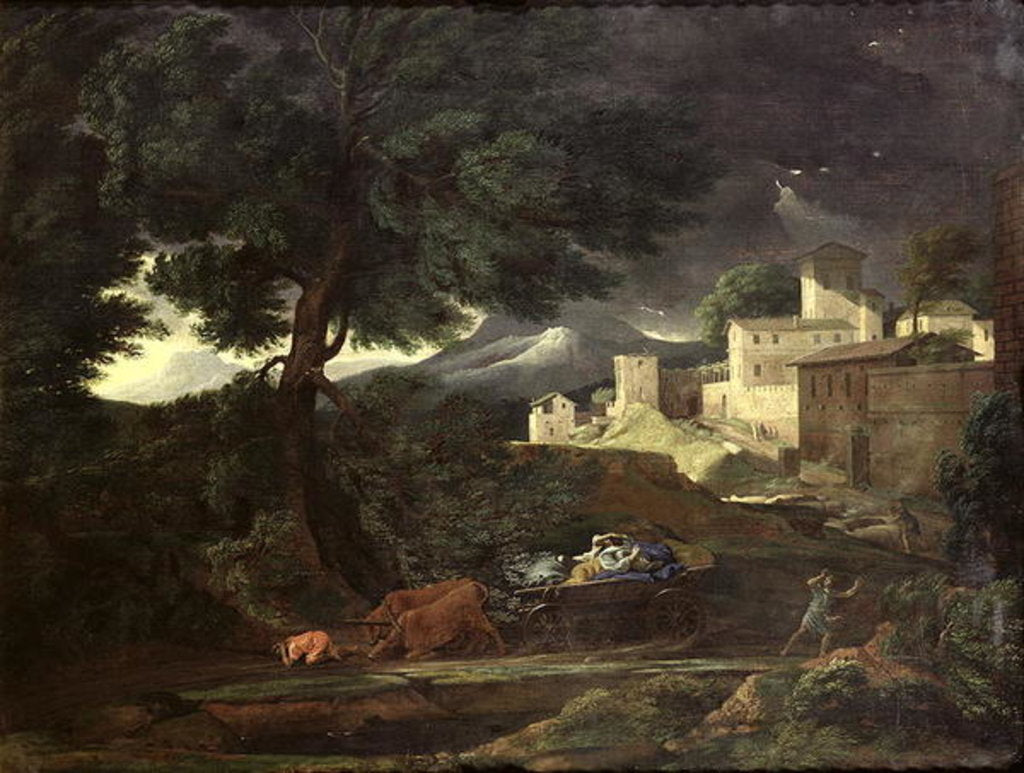 Detail of The Storm by Nicolas Poussin