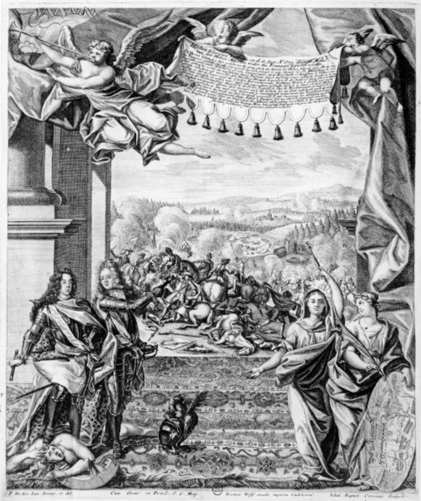 Detail of The Battle of Malplaquet, 11th September 1709 by Paul Decker