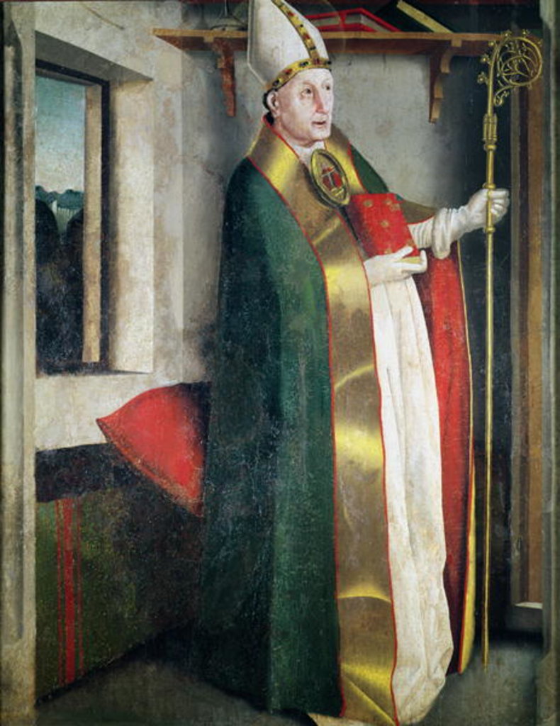 Detail of St. Augustine c.1435 by Konrad Witz