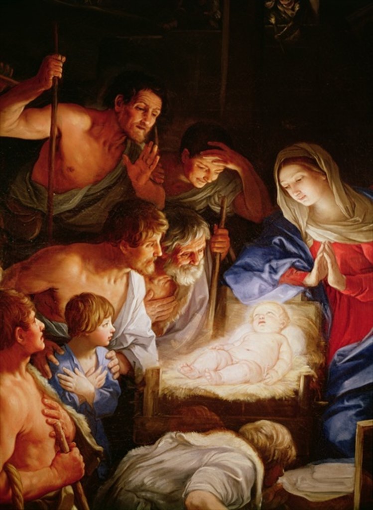 Detail of The Adoration of the Shepherds, 17th century by Guido Reni