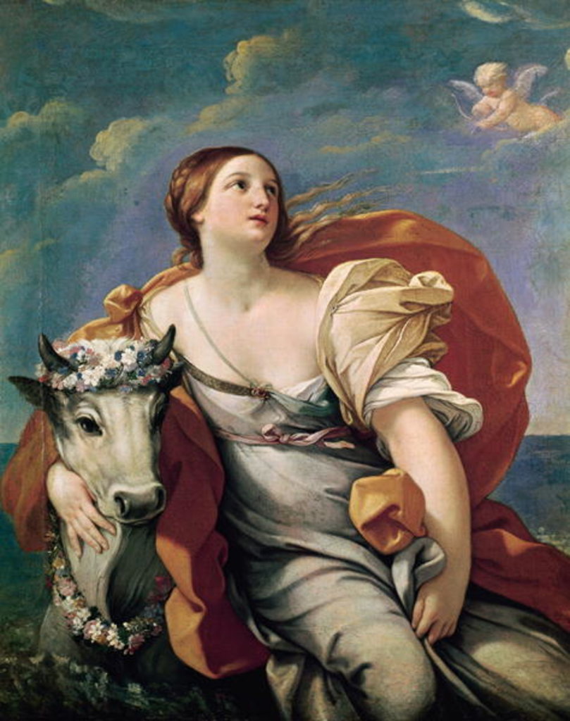 Detail of The Rape of Europa by Guido Reni