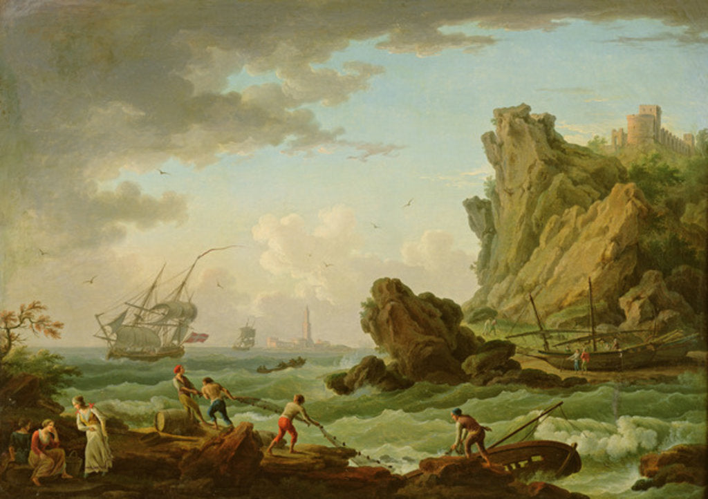 Detail of The Storm by Philippe Rey