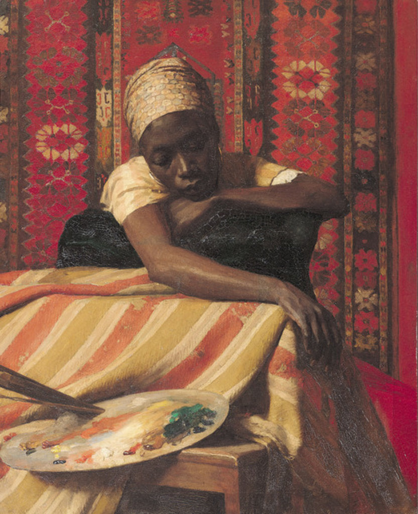 Detail of The Resting Model by Remy Cogghe