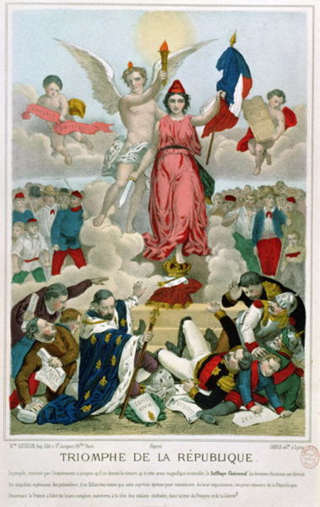 Detail of Triumph of the Republic, 1875 by French School