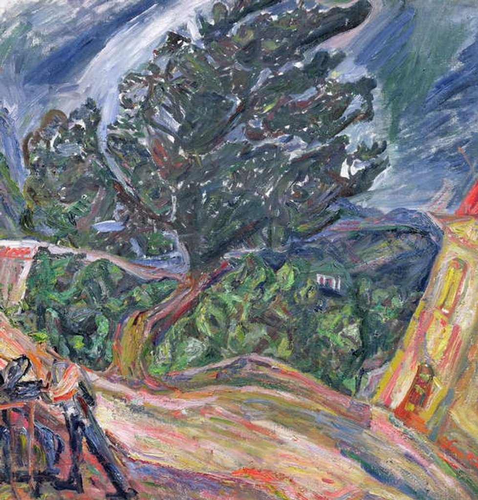 Detail of The Large Blue Tree, c.1940-42 by Chaim Soutine