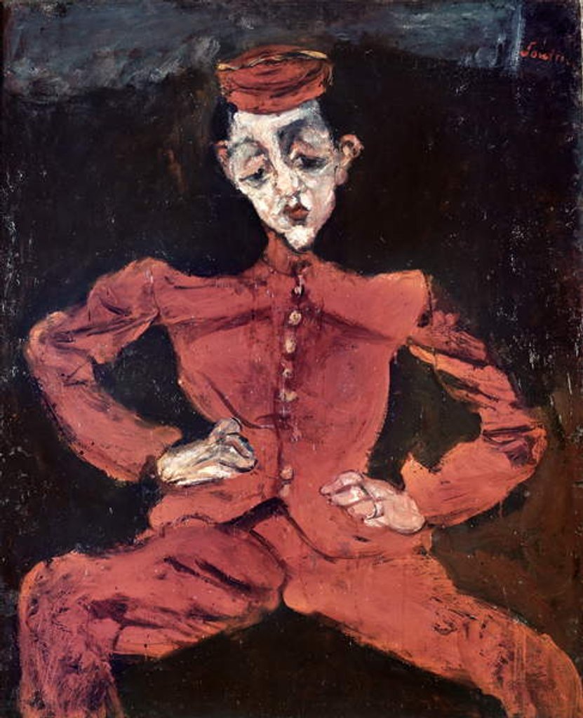 Detail of The Groom or The Bellboy, c.1925 by Chaim Soutine