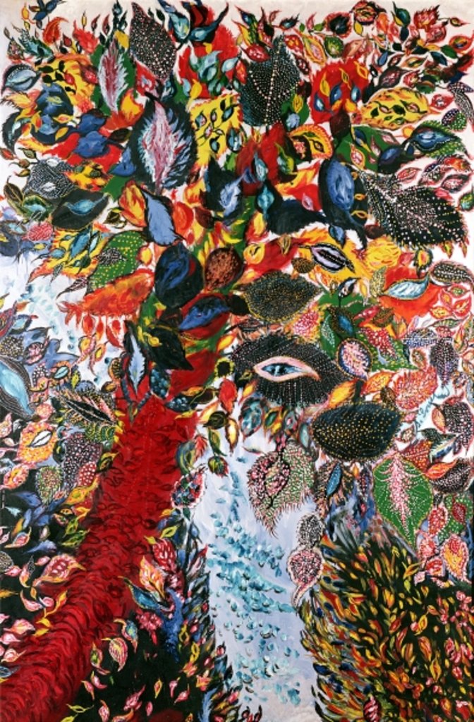 Detail of The Tree of Paradise, c.1929 by Seraphine (1864-1942) Louis