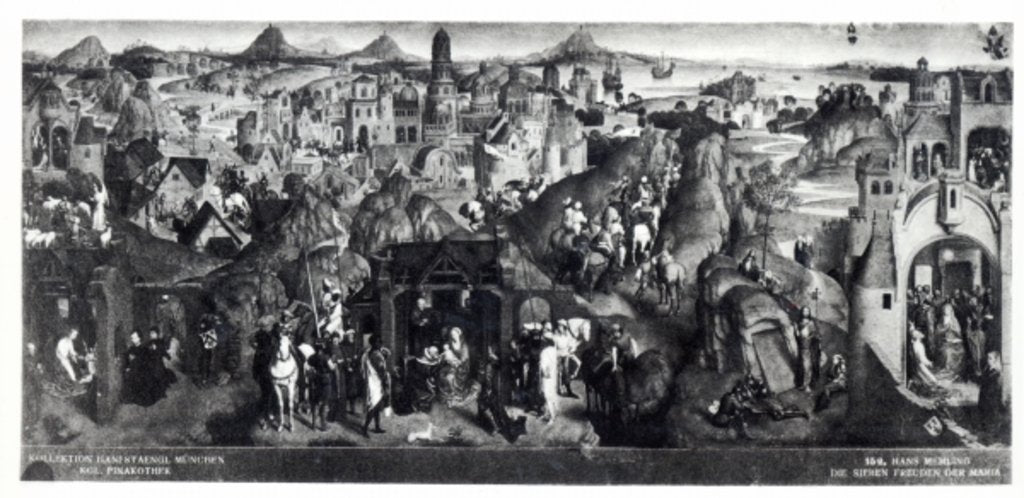 Detail of The Seven Joys of the Virgin, 1480 by Hans Memling