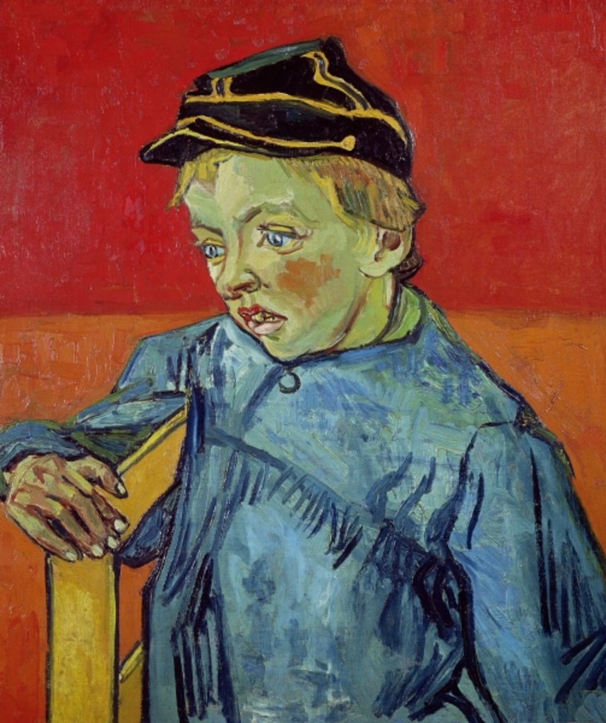 Detail of The Schoolboy, 1889-90 by Vincent van Gogh