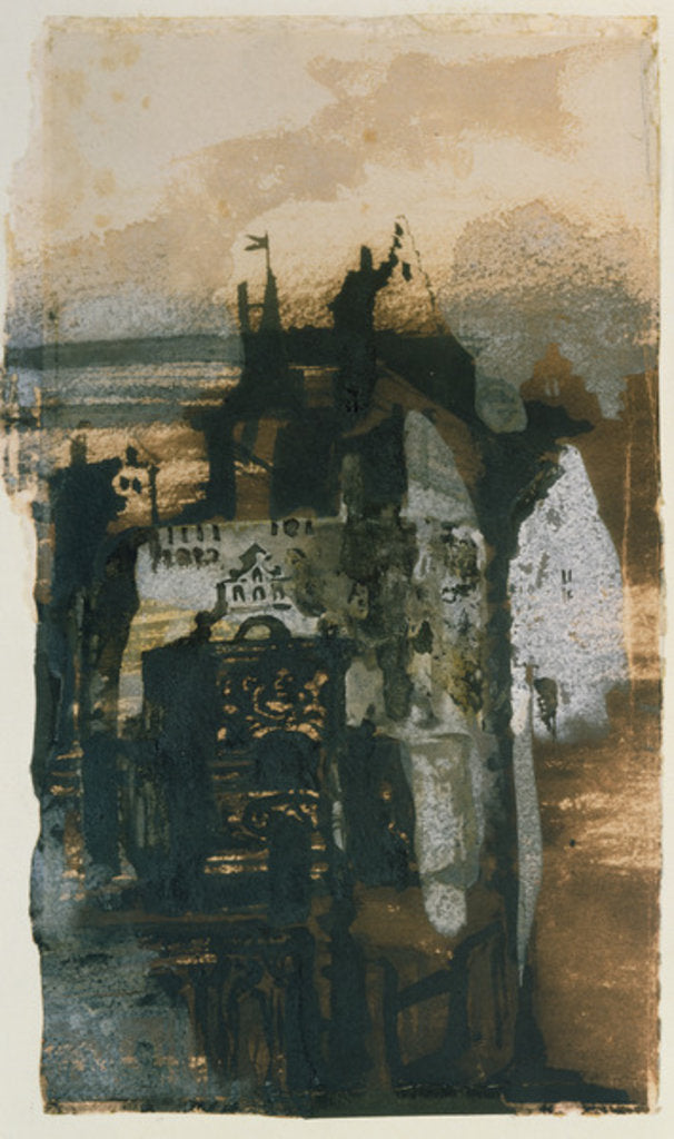 Detail of A Renaissance Chateau by Victor Hugo