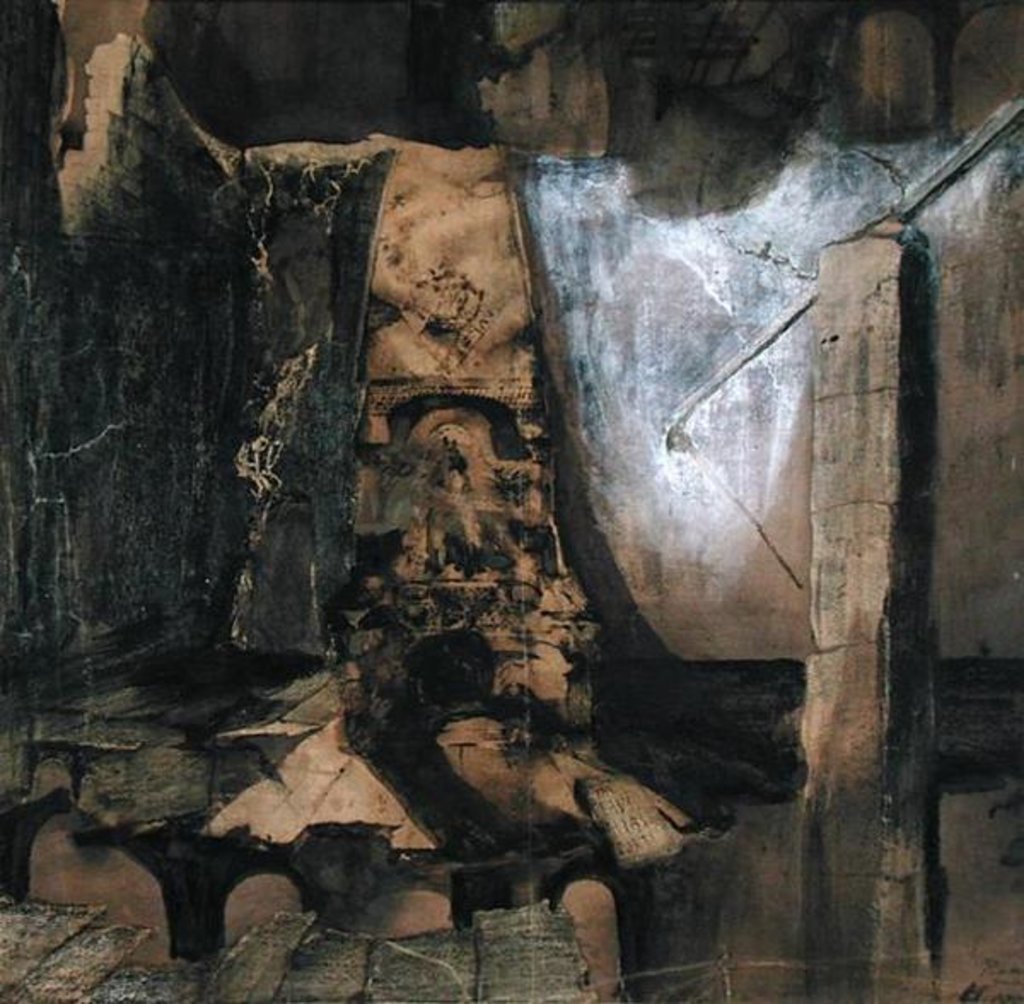 Detail of Hic Clavis, Alias Porta, Ruins by Victor Hugo