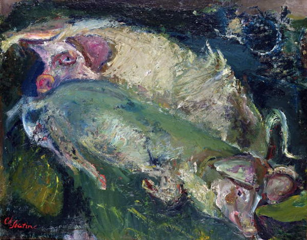 Detail of Pigs by Chaim Soutine