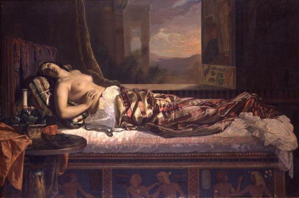 Detail of The Death of Cleopatra, 1841 by German von Bohn