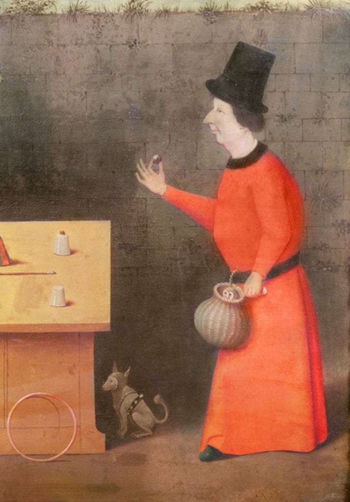 Detail of The Conjuror, detail by Hieronymus Bosch