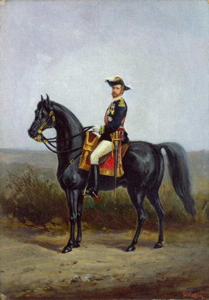 Detail of Equestrian Portrait of General George Ernest Boulanger by Daniel Alexander Williamson