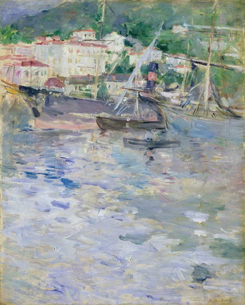 Detail of The Port, Nice, 1882 by Berthe Morisot