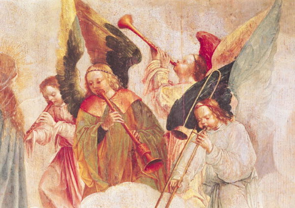 Detail of Musical Angels by Taborda Vlame Frey Carlos