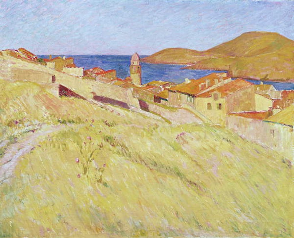 Detail of Collioure Landscape by Georges Daniel de Monfreid